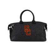 USC Trojans Black SC Interlock Weekender Wool Bag